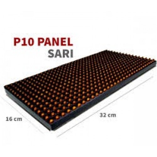 P10 Sarı Led panel