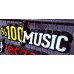 Müzik Led Tabela - 100 de 100 Music Işıklı Hazır Tabela - %100 Music