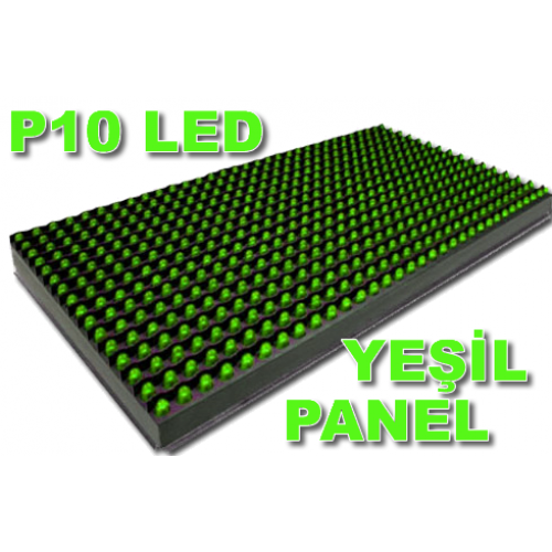 P10 Yeşil Led panel