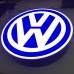Araç Logosu - Işıklı VolksWagen Logo